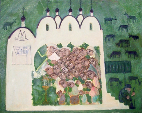 Елена Черкасова. Троицкая вечерня