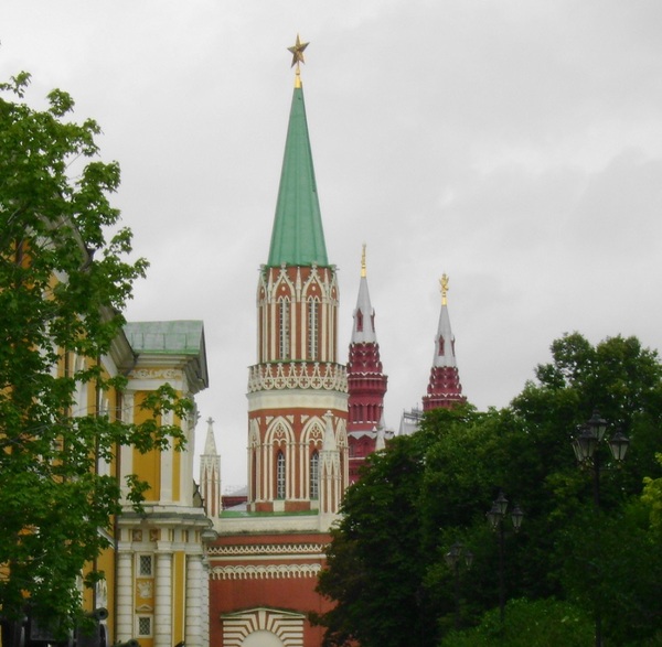 Кремль.Москва. Причал.Христианское творчество