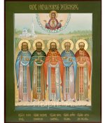 Аналойная икона "Собор новомучеников Лопасненских "